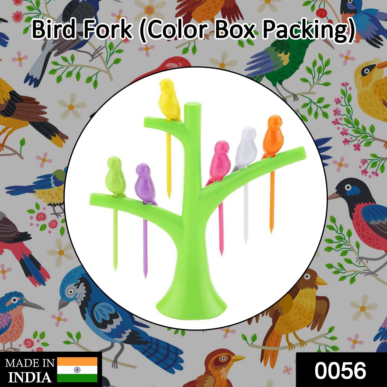 Kids fruit fork, cute bird design Kids fruit fork, cute bird design